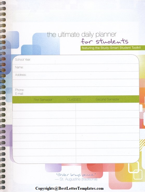 Ultimate Daily Planner For Students