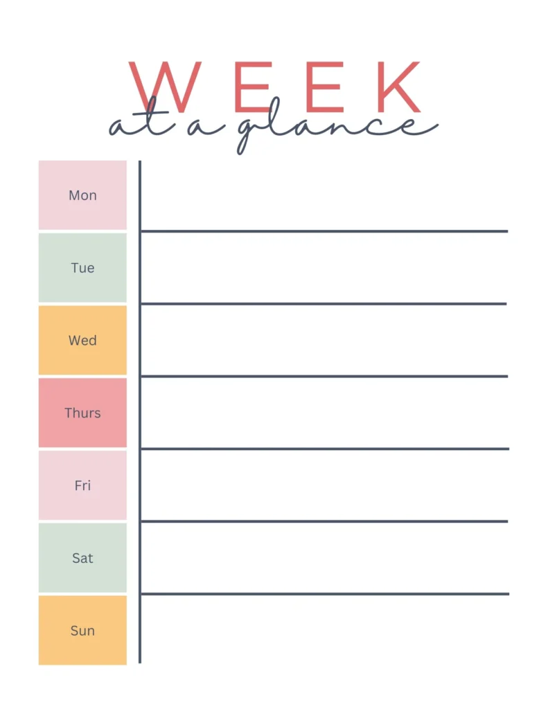 Printable Daily Yearly Planner